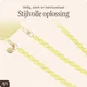 AVY Universeel Ketting Crossbody Kralen Telefoonkoord (120CM) Rosario Yellow afbeelding 3