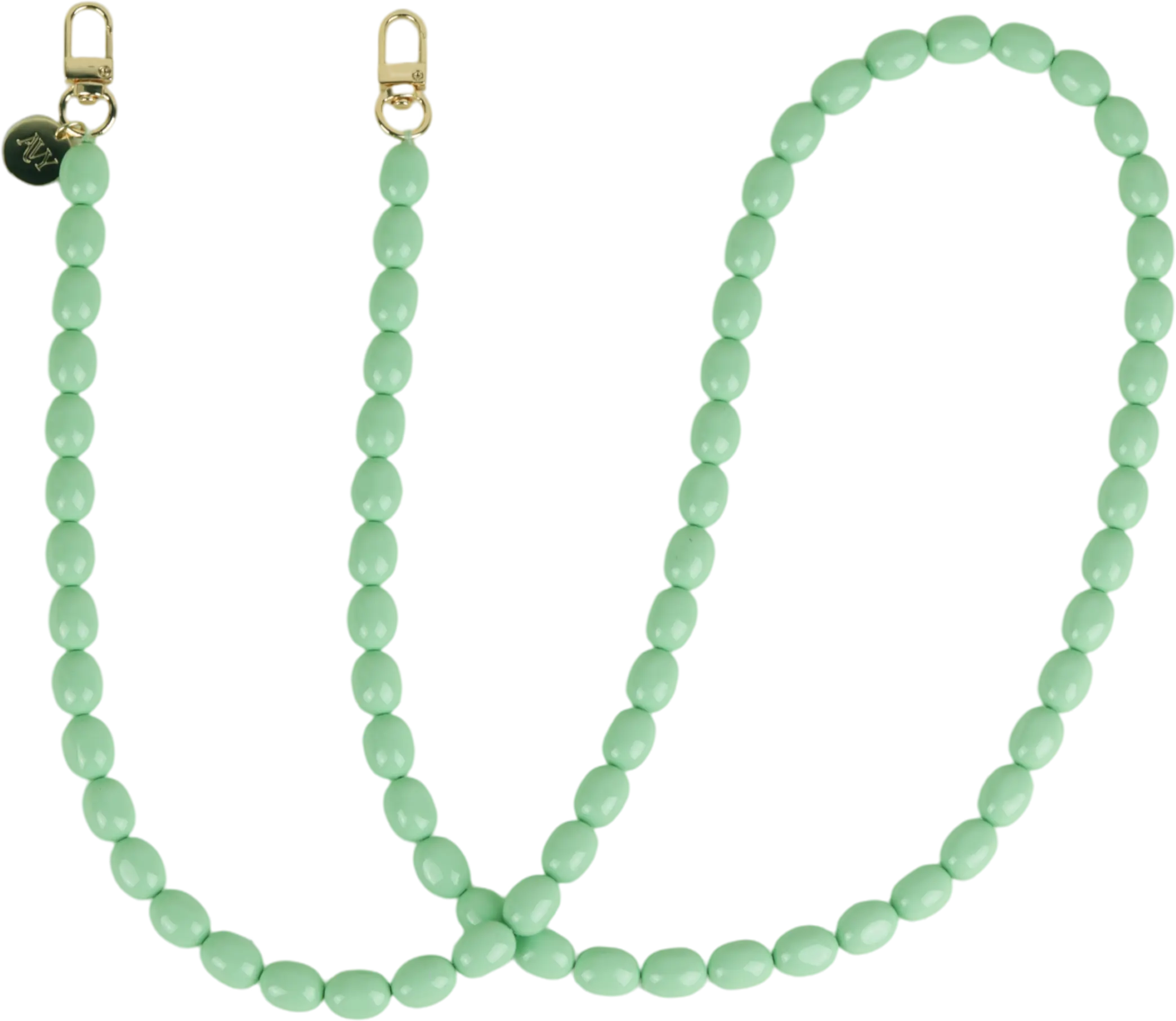 AVY Universeel Ketting Crossbody Kralen Telefoonkoord (120CM) Rosario Matcha afbeelding 1