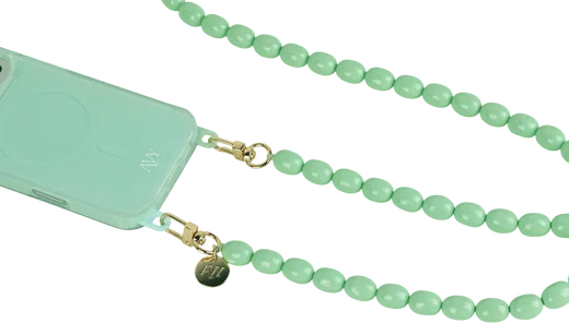 AVY Universeel Ketting Crossbody Kralen Telefoonkoord (120CM) Rosario Matcha afbeelding 10