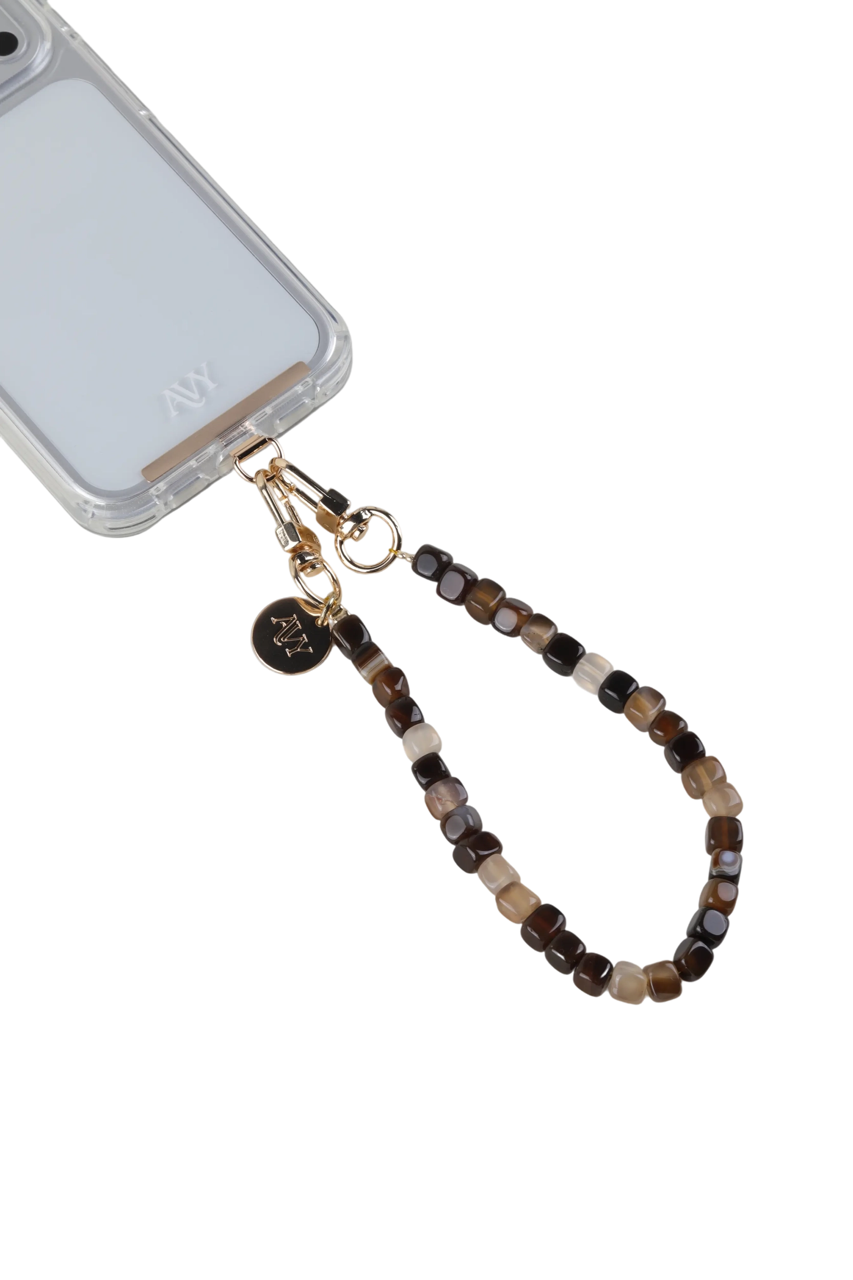 AVY Universeel Armband Polsband Telefoonkoord (32CM) Cubiq Brown afbeelding 7
