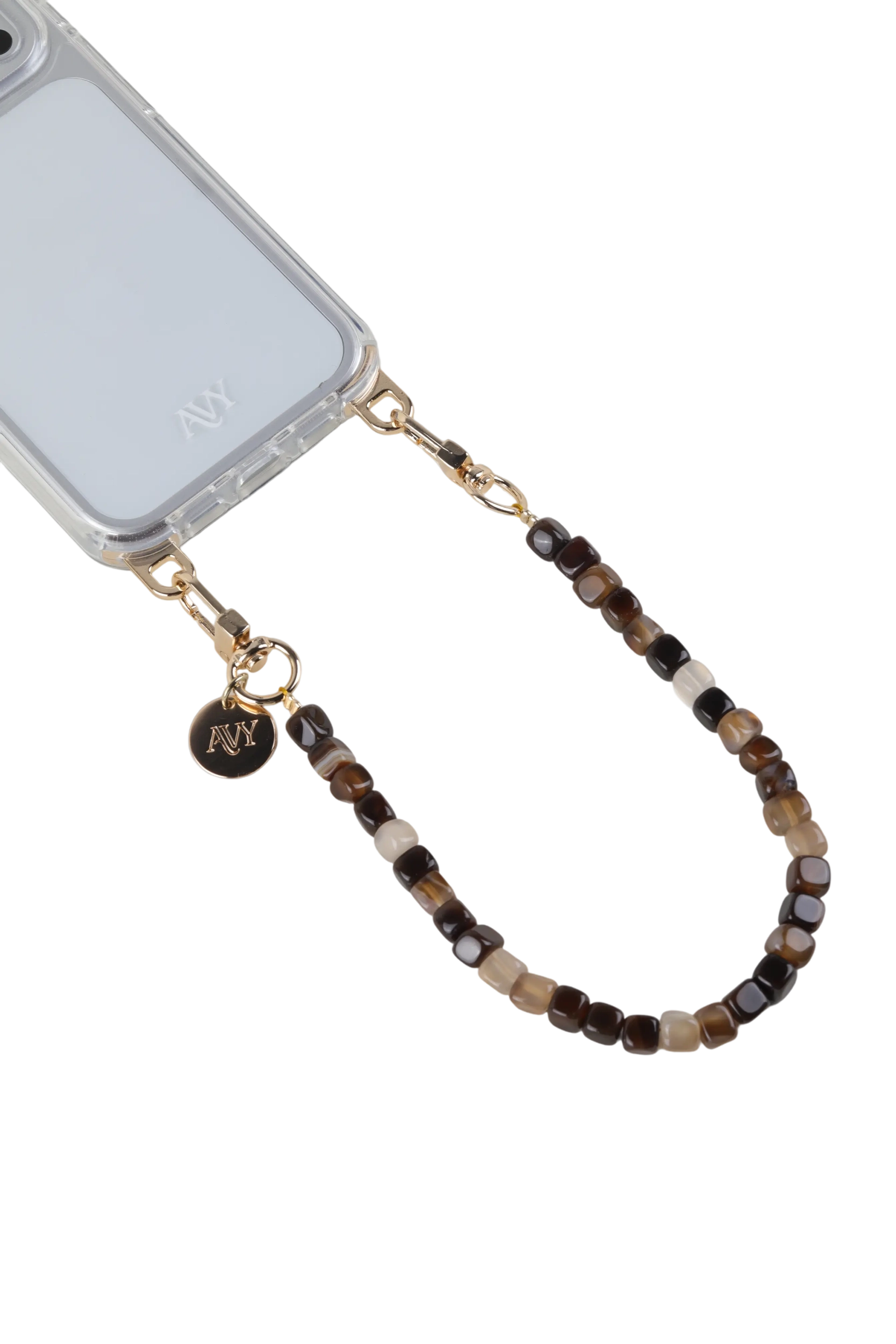 AVY Universeel Armband Polsband Telefoonkoord (32CM) Cubiq Brown afbeelding 8