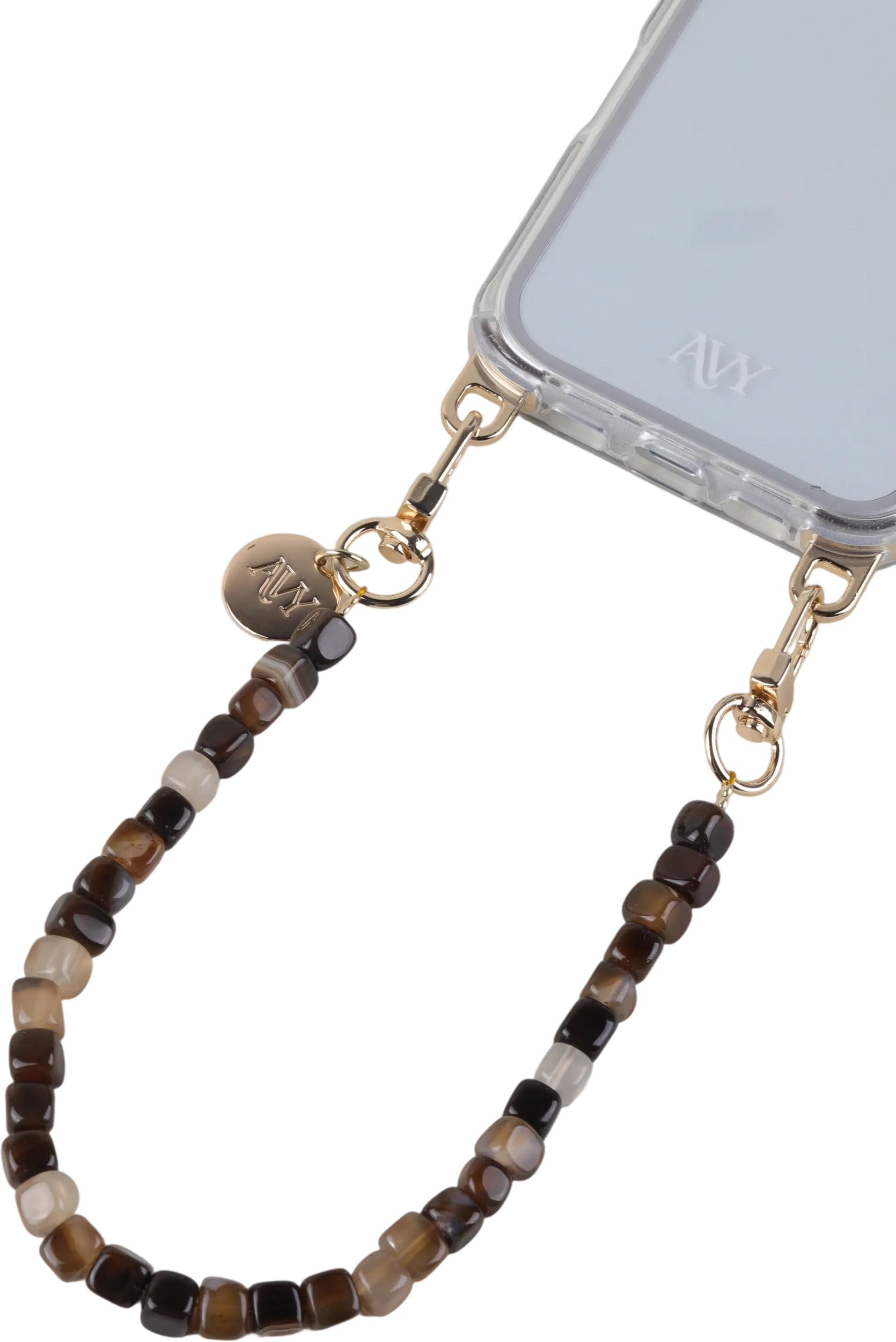 AVY Universeel Armband Polsband Telefoonkoord (32CM) Cubiq Brown afbeelding 9
