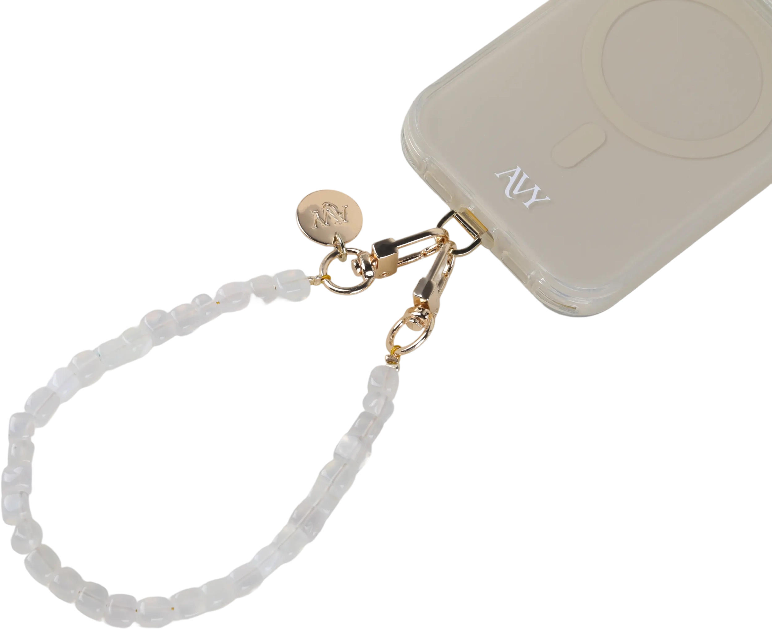 AVY Universeel Armband Polsband Telefoonkoord (32CM) Cubiq Beige afbeelding 5