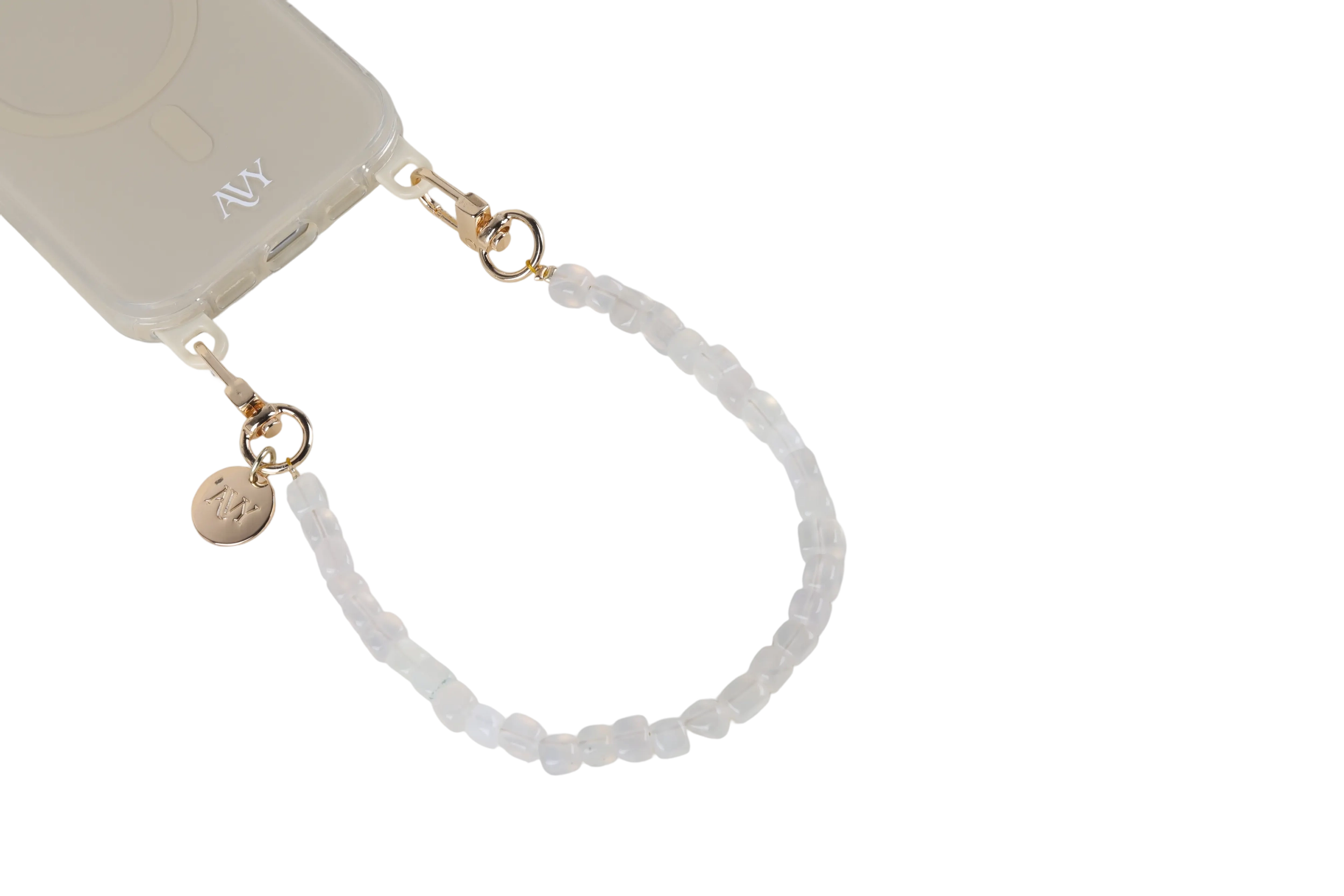 AVY Universeel Armband Polsband Telefoonkoord (32CM) Cubiq Beige afbeelding 6