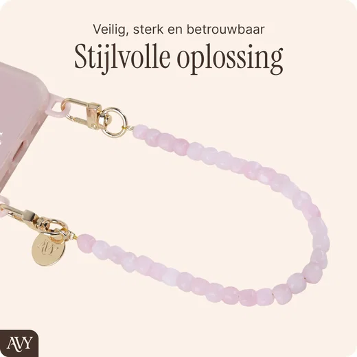 AVY Universeel Armband Polsband Telefoonkoord (32CM) Cubiq Pink afbeelding 2
