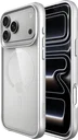 Buddi Hybrid iPhone 17 Pro Max Hoesje MagSafe Back Cover Matched Zilver