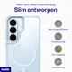 Buddi Hybrid Samsung Galaxy S26 Hoesje MagSafe Back Cover Matched Blauw afbeelding 6
