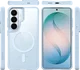 Buddi Hybrid Samsung Galaxy S26 Hoesje MagSafe Back Cover Matched Blauw afbeelding 7
