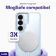 Buddi Hybrid Samsung Galaxy S26 Hoesje MagSafe Back Cover Matched Blauw afbeelding 3