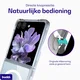 Buddi Core Samsung Galaxy Z Flip 8 Hoesje MagSafe Back Cover Transparant afbeelding 5