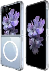 Buddi Core Samsung Galaxy Z Flip 8 Hoesje MagSafe Back Cover Transparant afbeelding