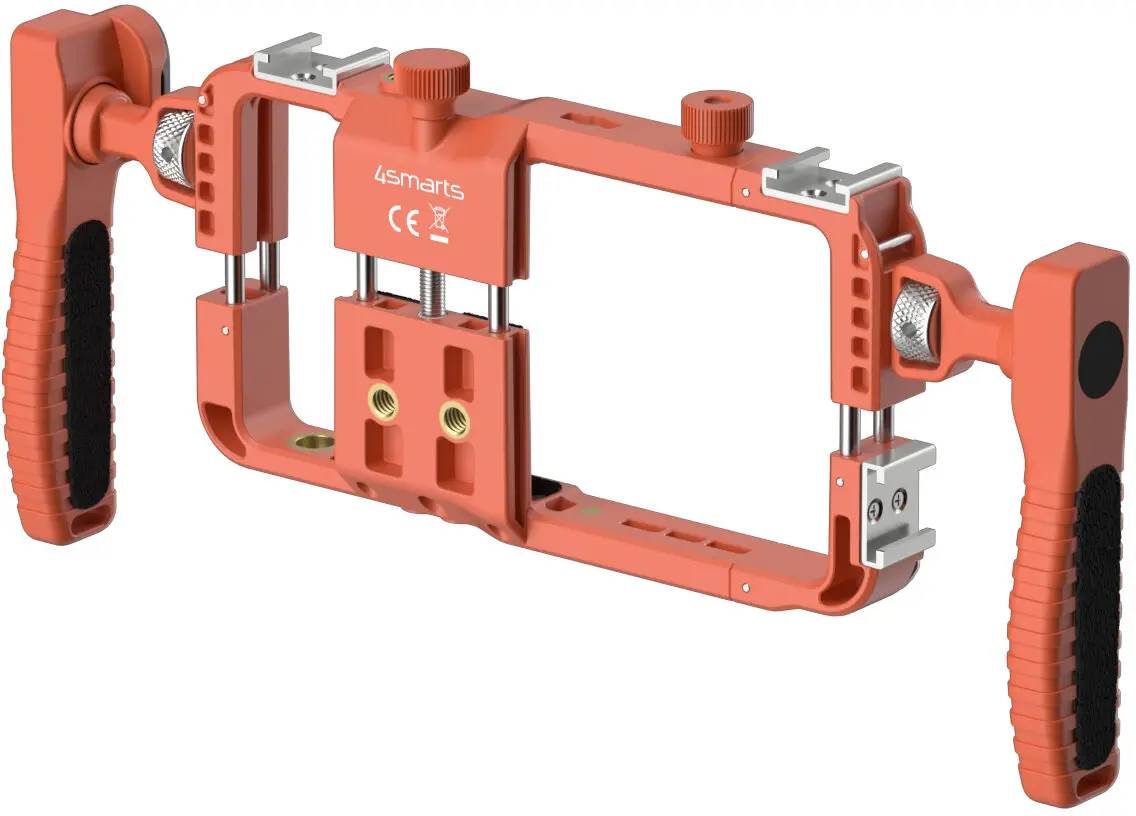 Universele Smartphone Video Rig met Draadloze Afstandsbediening Oranje afbeelding 7