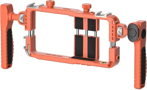 Universele Smartphone Video Rig met Draadloze Afstandsbediening Oranje afbeelding 9