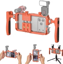 Universele Smartphone Video Rig met Draadloze Afstandsbediening Oranje afbeelding