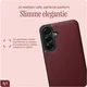 AVY Samsung Galaxy A57 Hoesje met Koord Haakjes MagSafe Leer Burgundy afbeelding 8