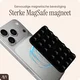 AVY Liquid Silicone MagSafe Zuignap Telefoonsticker / Telefoonhouder Zwart afbeelding 2