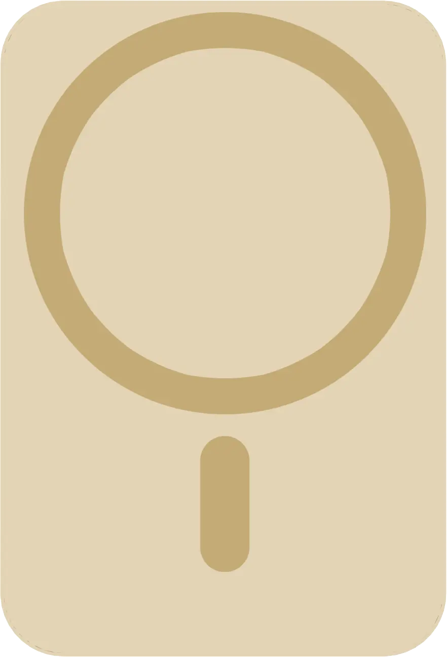 AVY Liquid Silicone MagSafe Zuignap Telefoonsticker / Telefoonhouder Beige afbeelding 9
