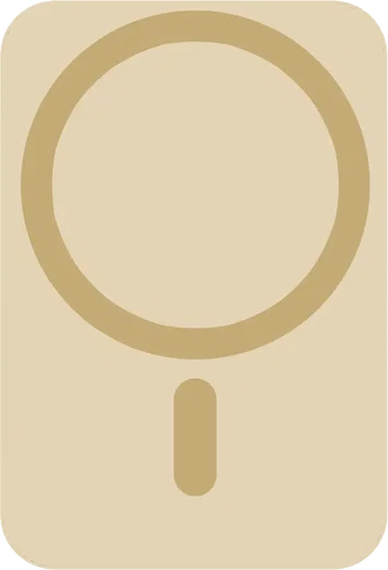 AVY Liquid Silicone MagSafe Zuignap Telefoonsticker / Telefoonhouder Beige afbeelding 9