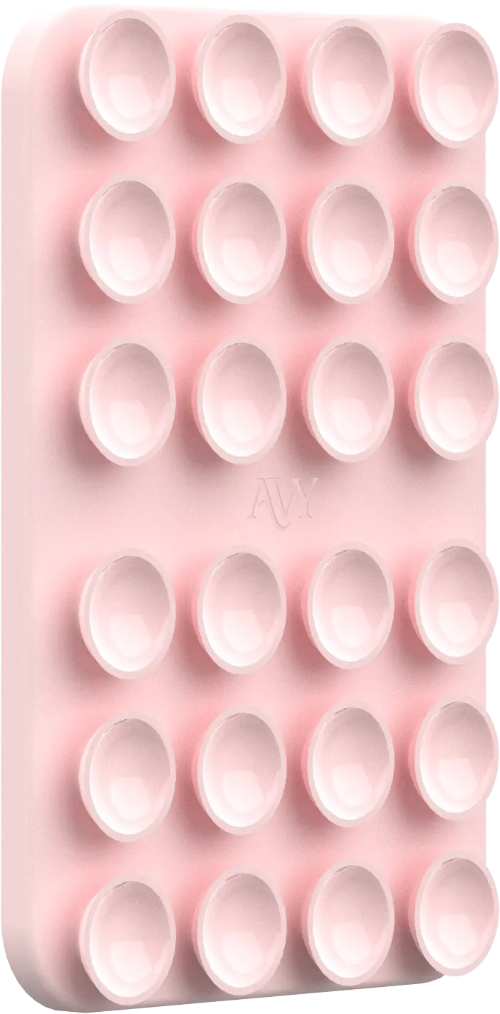 AVY Liquid Silicone MagSafe Zuignap Telefoonsticker / Telefoonhouder Roze afbeelding 7