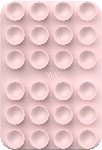AVY Liquid Silicone MagSafe Zuignap Telefoonsticker / Telefoonhouder Roze afbeelding 1