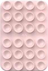 AVY Liquid Silicone MagSafe Zuignap Telefoonsticker / Telefoonhouder Roze afbeelding