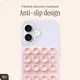 AVY Liquid Silicone MagSafe Zuignap Telefoonsticker / Telefoonhouder Roze afbeelding 4
