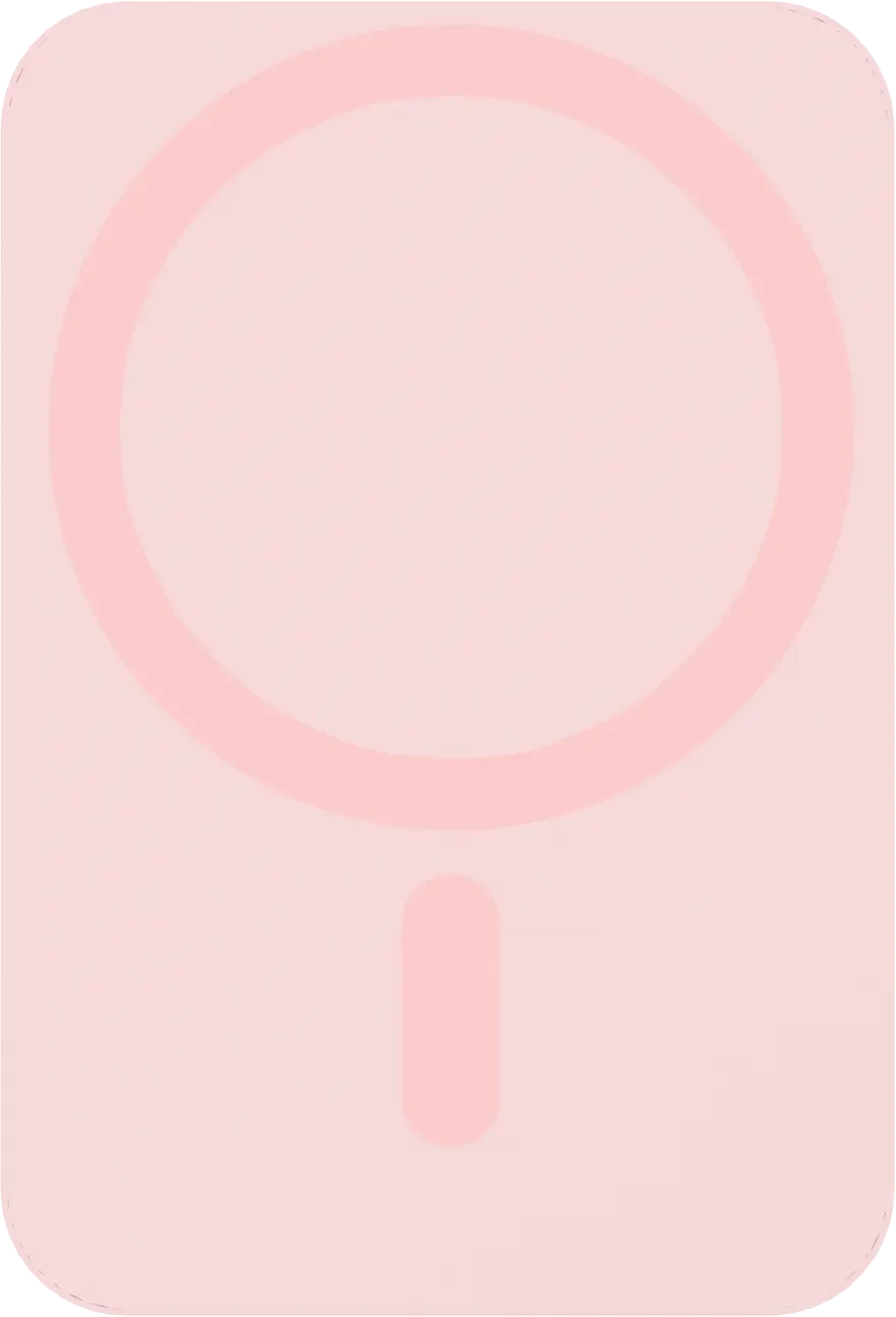 AVY Liquid Silicone MagSafe Zuignap Telefoonsticker / Telefoonhouder Roze afbeelding 9