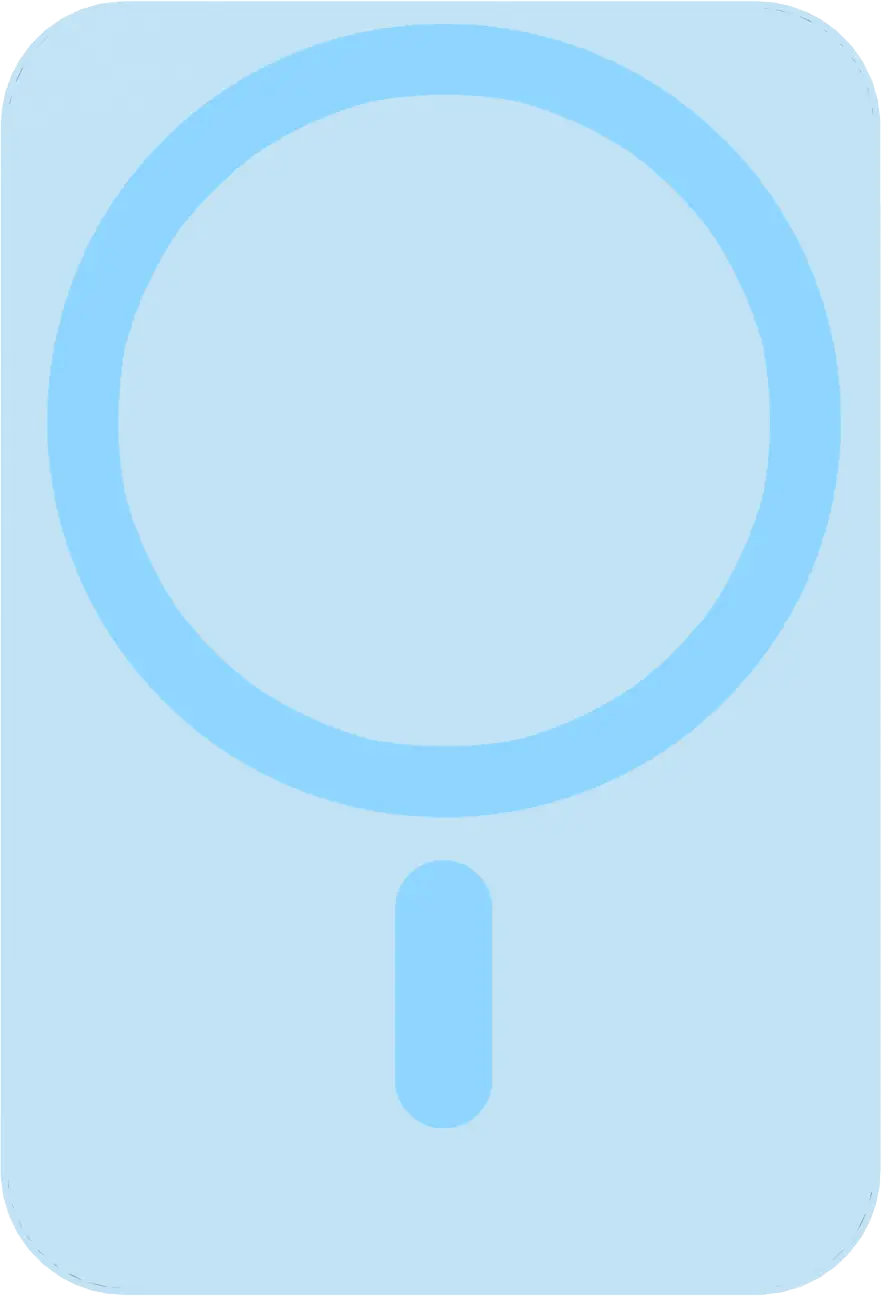 AVY Liquid Silicone MagSafe Zuignap Telefoonsticker / Telefoonhouder Blauw afbeelding 9