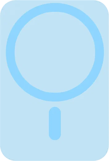 AVY Liquid Silicone MagSafe Zuignap Telefoonsticker / Telefoonhouder Blauw afbeelding 9