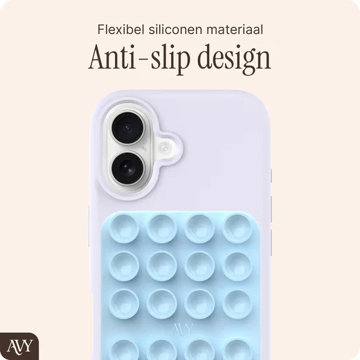 AVY Liquid Silicone MagSafe Zuignap Telefoonsticker / Telefoonhouder Blauw afbeelding 4