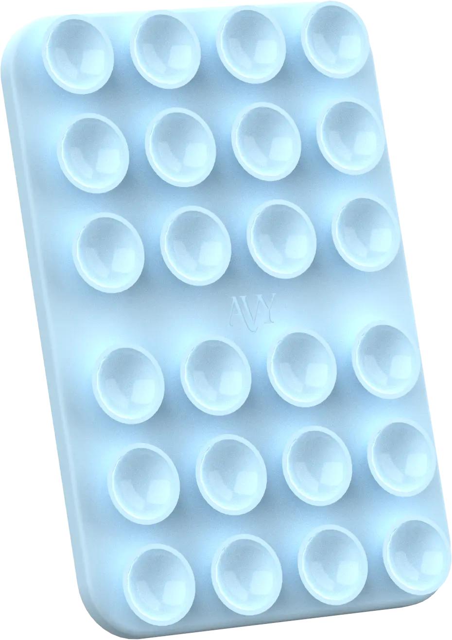 AVY Liquid Silicone MagSafe Zuignap Telefoonsticker / Telefoonhouder Blauw afbeelding 8
