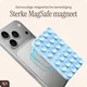 AVY Liquid Silicone MagSafe Zuignap Telefoonsticker / Telefoonhouder Blauw afbeelding 2