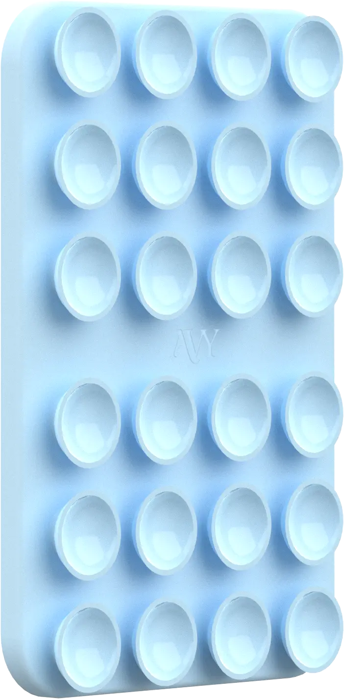 AVY Liquid Silicone MagSafe Zuignap Telefoonsticker / Telefoonhouder Blauw afbeelding 7