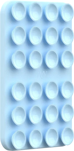 AVY Liquid Silicone MagSafe Zuignap Telefoonsticker / Telefoonhouder Blauw afbeelding 7