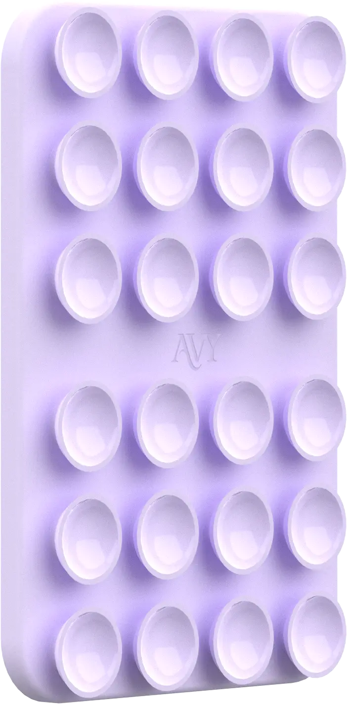 AVY Liquid Silicone MagSafe Zuignap Telefoonsticker / Telefoonhouder Paars afbeelding 7