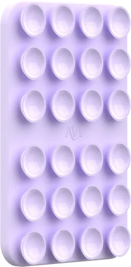 AVY Liquid Silicone MagSafe Zuignap Telefoonsticker / Telefoonhouder Paars afbeelding 7