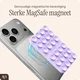 AVY Liquid Silicone MagSafe Zuignap Telefoonsticker / Telefoonhouder Paars afbeelding 2