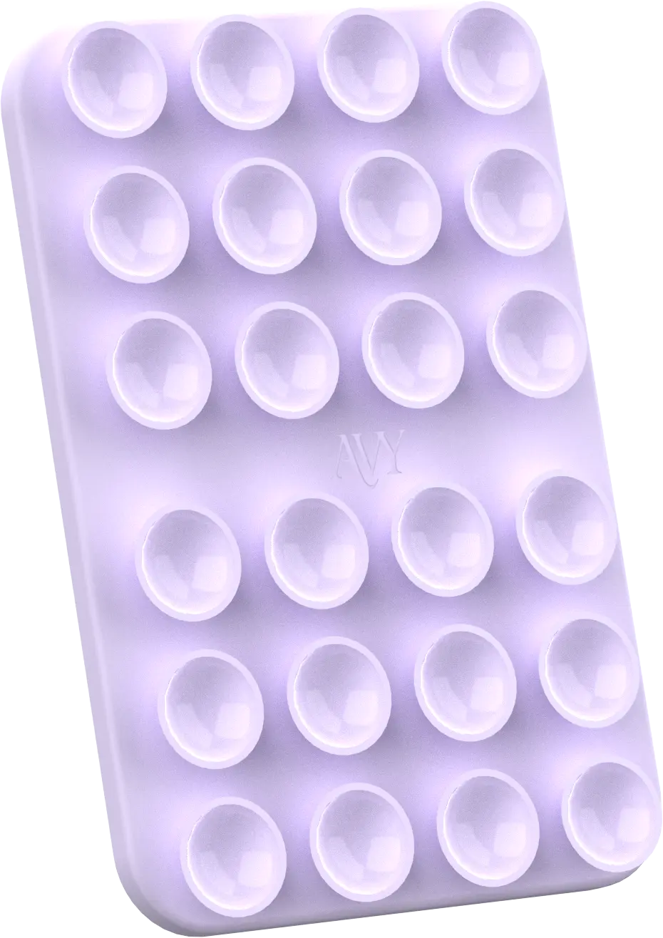 AVY Liquid Silicone MagSafe Zuignap Telefoonsticker / Telefoonhouder Paars afbeelding 8