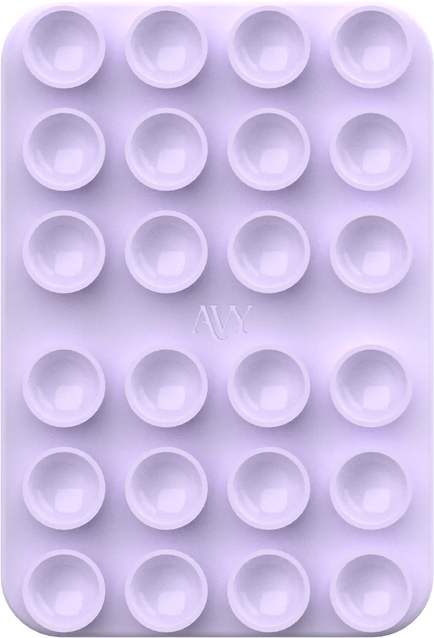 AVY Liquid Silicone MagSafe Zuignap Telefoonsticker / Telefoonhouder Paars afbeelding 1