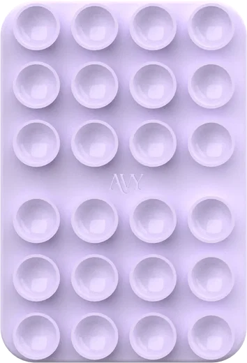 AVY Liquid Silicone MagSafe Zuignap Telefoonsticker / Telefoonhouder Paars afbeelding 1