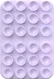 AVY Liquid Silicone MagSafe Zuignap Telefoonsticker / Telefoonhouder Paars