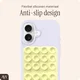 AVY Liquid Silicone MagSafe Zuignap Telefoonsticker / Telefoonhouder Geel afbeelding 4