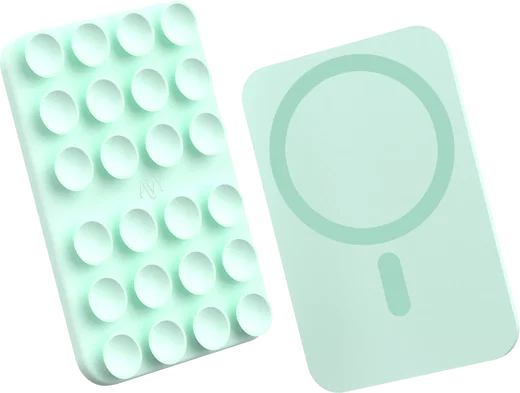AVY Liquid Silicone MagSafe Zuignap Telefoonsticker / Telefoonhouder Matcha afbeelding 10