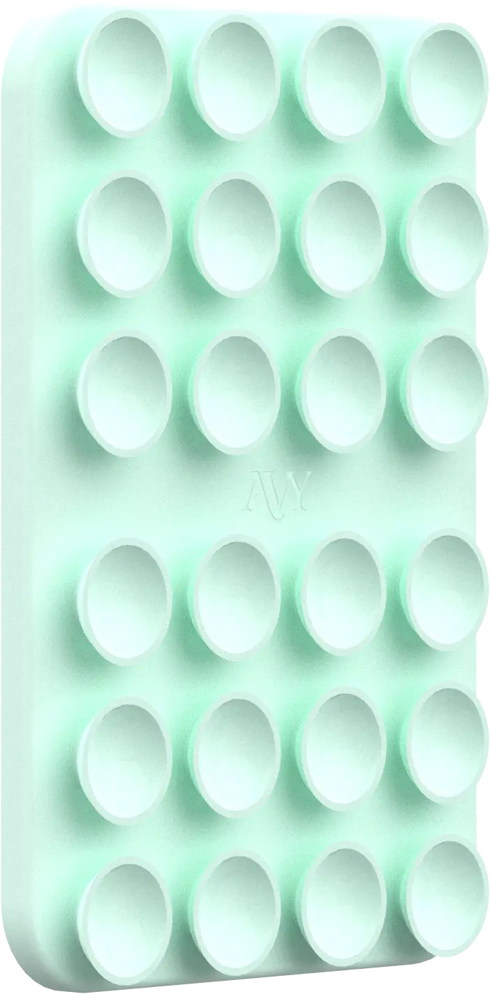 AVY Liquid Silicone MagSafe Zuignap Telefoonsticker / Telefoonhouder Matcha afbeelding 7