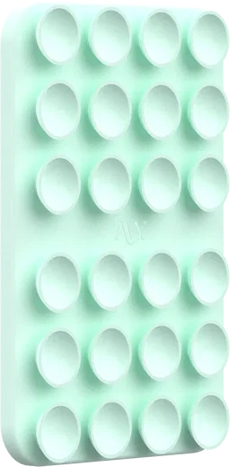 AVY Liquid Silicone MagSafe Zuignap Telefoonsticker / Telefoonhouder Matcha afbeelding 7