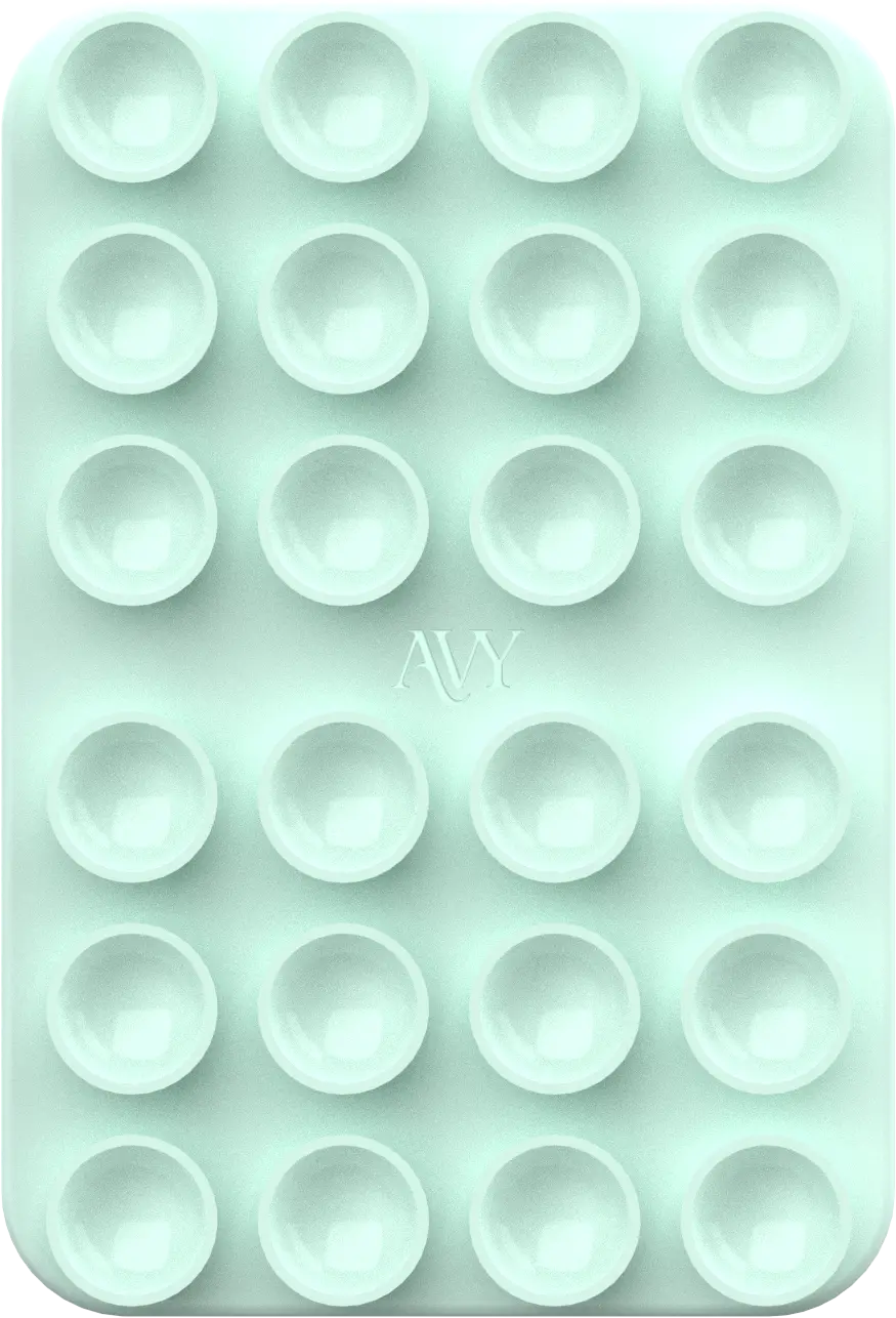 AVY Liquid Silicone MagSafe Zuignap Telefoonsticker / Telefoonhouder Matcha afbeelding 1