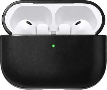 Nomad Modern Leather Apple AirPods Pro 3 Hoesje Zwart