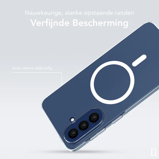 NEKIT Bare Samsung Galaxy A57 Hoesje 1.2MM Thin Case MagSafe Transparant afbeelding 4