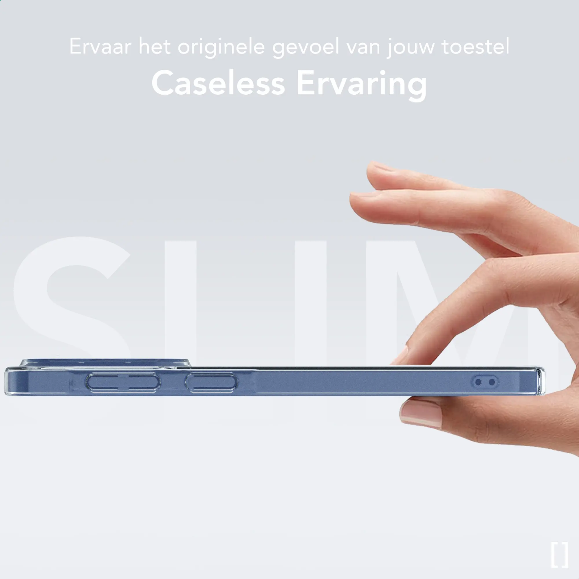 NEKIT Bare Samsung Galaxy A57 Hoesje 1.2MM Thin Case MagSafe Transparant afbeelding 2