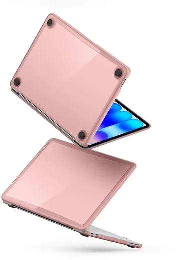 Dux Ducis LCGB MacBook Neo 13 Inch (2026) Hard Case Hoes Transparant Roze afbeelding 8